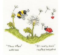 Bothy Threads Cross Stitch Kit - Time Flies