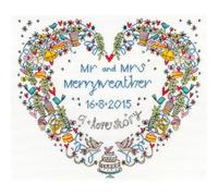 Bothy Threads Cross Stitch Kit - Wedding Heart