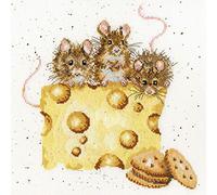 Bothy Threads Cross Stitch Kit - Wrendale Designs - Crackers About Cheese