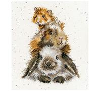 Bothy Threads Cross Stitch Kit - Wrendale Designs - Piggy in The Middle