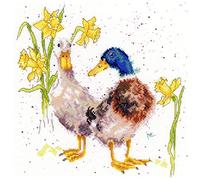Bothy Threads Ducks and Daffodils Counted Cross Stitch Kit 26x26cm XHD6