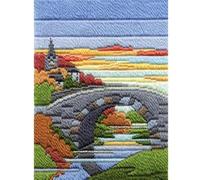 Bothy Threads DW14MLS15 24 x 17 cm Long Stitch Kit Seasons - Autumn Evening Counted Pattern