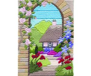 Bothy Threads DW14MLS18 Counted Long Stitch Kit Seasons - Summer Garden 24x17cm