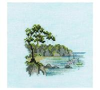 Bothy Threads DWMIN01A Counted Cross Stitch Kit Menuette Landspitze, 10 x 10 cm