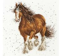 Bothy Threads Feathers Galloping Horse Cross Stitch Kit
