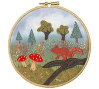 Bothy Threads Felt Embroidery Kit - A Woodland Walk