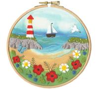 Bothy Threads Felt Embroidery Kit - Poppy Cove