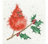 Bothy Threads Festive Feathers Cross Stitch Kit