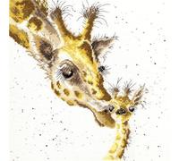 Bothy Threads First Kiss Embroidery Kit - Silver, All Seasons, Unisex, 1 Piece, 26cm x 26cm x 1cm, Traditional Style, Love Theme, Romance Subject, Includes Fabric, Threads, Needles & Instructions