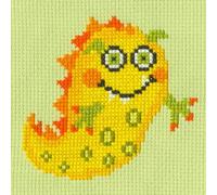 Bothy Threads Little Stitchers Counted Cross Stitch kit - Massive Monsters - Yazz
