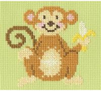 Bothy Threads Little Stitchers Counted Cross Stitch kit - Monkey Madness