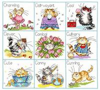 Bothy Threads Margaret Sherry It's A Cat's Life Counted Cross Stitch