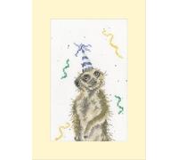 Bothy Threads 'On The Lookout for A Party' Counted Cross Stitch Card Kit