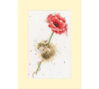 Bothy Threads 'Poppy Mouse' Counted Cross Stitch Card Kit