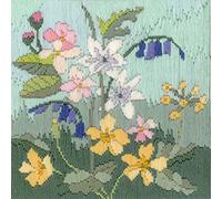 Bothy Threads Seasons Long Stitch Kit - Spring Counted