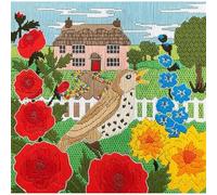 Bothy Threads Silken Long Stitch Kit - Cottage Garden