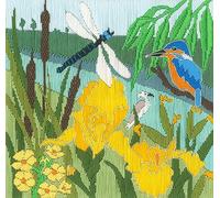 Bothy Threads Silken Long Stitch Kit - Riverside Rushes