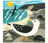 Bothy Threads SSMJ1 Counted Pattern Seagulls Long Stitch Kit 16 x 16 cm