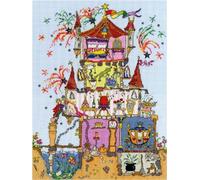 Bothy Threads The Home of Happy Stitching Cross Stitch Kit - Cut Thru' Princess Palace, Multicoloured,26x35cm,XCT2