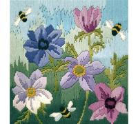 Bothy Threads Woollen Long Stitch Kit - Anemones