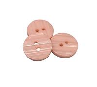 BOTIBOTON 50 Pieces Imitation Pearl Buttons Reversible 6 Sizes and 10 Colours to Choose From, 2 Holes for Babies and Shirts, Made and Shipped from Spain, Pink, Size 18mm