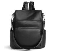 Botimmy Womens Backpack Fashion PU Leather Backpacks Ladies Waterproof Convertible Shoulder Bag School Work Travel