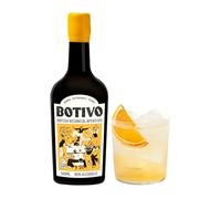 Botivo Non-Alcoholic Aperitif, British Botanical Aperitivo with Bittersweet & Citrus Notes, Handcrafted & British Apple Cider Vinegar Base, 500ml, 20 Servings, Serve with Soda & Squeezed Orange Wedge