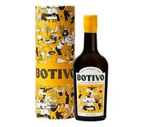 Botivo Non-Alcoholic Aperitif Gift Set, Bottle & Illustrated Gift Tube, Bittersweet & Citrus Flavours, British Handcrafted Liquid & Apple Cider Vinegar Base, 500ml, 20 Servings, Perfect with Soda