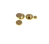 BOtizr 10 30 50 500 Pcs Female Pogo Pin Flat Surface Mount Circular Contact Pad Diameter 1.3 1.5 2 3 4 5 6 Brass Gold Plated Connector(30PCS)