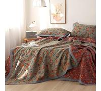 BOtizr 100% Cotton Woven Throw Blanket,Cool Duvet Double,Duvet 135 X 200 Cm,Duvet 4 Seasons Winter Duvet 135 X 200 Cm,Warm Thick Duvet,Sofas, Bedrooms, Guest Rooms