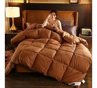 BOtizr Coverless Duvet,Warm And Cosy 13.5 Tog Duvet,White Goose/Duck Down Quilt Duvets Thicken Winter Warm Feather Comforters Cotton Cover King Queen Twin Full