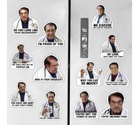 BOTIZR Cute Diet Fridge Magnets with Dr Nowzaradan's Funny Quotes - Guaranteed to Put a Smile on Recipients' Faces Every Day(24pcs)