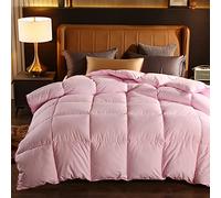 BOTIZR Double Duvet,King Size Summer Duvet,All Seasons Quilt Duvet,Spring/Autumn/Winter Single Double Warm Lightweight Down Comforter,M,220x240cm (4kg)