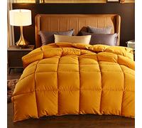 BOtizr King Size Duvet, All-Season 15 Tog, Single Size Cotton Cover, Goose And Down Warm Duvet, Box Quilting, Machine Washable, Birthday Gift