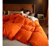 BOtizr Winter Duvet,Down Alternative All Season Duvet With Cotton Fabric,King Size Duvet Cover,Spring/Autumn/Winter Single Double Warm Lightweight Down Comforter,O,150x200cm (3kg)