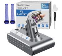 BOTKK Professional Replacement Battery for Dyson V6, Compatible with Motorhead, Origin, Animal, Animal Extra, Fluffy, Fluffy Extra, Absolute, DC58, DC59, DC62, SV03-SV09 Vacuums (NOT for V6 Mattress)