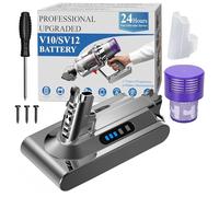 BOTKK Professional Replacement for Dyson V10 Batttery SV12 SV27, Compatible with Cyclone V10, Motorhead, Animal, Absolute, Fluffy, Total Clean, Absolute Plus Vacuum Cleaners 1 Filter Included