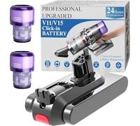 BOTKK Professional Replacement for Dyson V15/V11 Battery, Compatible with V11 SV15, SV17, SV28 & V15 SV22, SV47 Vacuum Cleaners (NOT for Screw-in Models, NOT for V11 Outsize SV16/SV29)