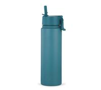 BOTL - Epic Stainless Steel Water Bottle, Leakproof Straw Lid, Insulated Bottle for Hot & Cold Drinks, 21oz 700ml sports cap with internal straw - Amazonian Green
