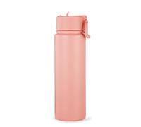 BOTL - Epic Stainless Steel Water Bottle, Leakproof Straw Lid, Insulated Bottle for Hot & Cold Drinks, 21oz 700ml sports cap with internal straw - Grubby Pink