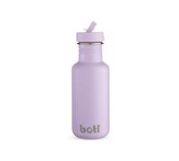 BOTL Tough Canteen Water Bottle, Stainless Steel Water Bottle, Non-Insulated, Single-Skinned Eco Bottle, 500ml (Haze Lilac)