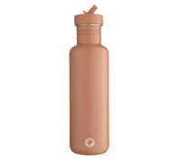 BOTL - Tough Canteen Water Bottle with Leakproof Straw Lid, Stainless Steel Water Canteen, Non-Insulated, Eco Sports Bottle, 800ml, Truffle
