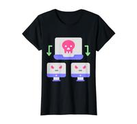 Botnet Protector Protection - Ask Me About Botnets Value Graphic T-Shirt, Women, Black, S