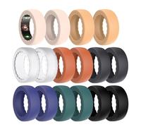BOTOMALL 16 Pack Ultra-Thin Ring Cover Compatible with Oura Ring Gen 4/Gen 3 Horizon/Gen 3 Heritage, Flexible Soft Silicone Protective Protector Case for Working Out Gym