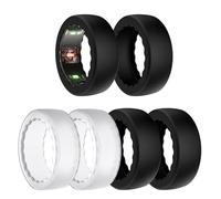 BOTOMALL 6 Pack Ultra-Thin Ring Cover Compatible with Oura Ring Gen 4/Gen 3 Horizon/Gen 3 Heritage, Flexible Soft Silicone Protective Protector Case for Working Out Gym