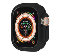 BOTOMALL Compatible with Apple Watch Case Ultra 2 / Ultra 49mm, Soft Flexible TPU Thin Lightweight Protective Bumper for iWatch [No Screen] - Black