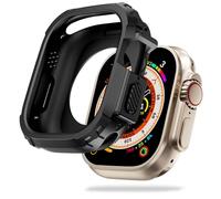 BOTOMALL Compatible with Apple Watch Ultra/Ultra 2 Bumper Case 49mm,Rugged Military Grade Flexible Shockproof TPU Face Cover Protector for iWatch Men Womens