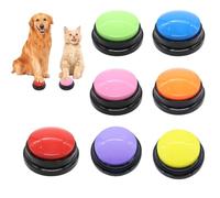 Botones Para Perros Hablar, Dog Sound Board, Talking Dog Buttons, 30s Voice Recordable Dogs Training Buttons, Speaking Button Starter Set for Cats & Dogs Home Office Communication Game(7Colors)