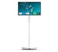 BoTongSiHai Smart Portable TV On Wheels, 1080P Anti-Glare Touchscreen, Rechargeable Battery & Full Swivel Rotation, Rolling TV For Home Office, Streaming, And Presentations(6+128G,32'')