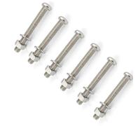 BOTOWI Pool Ladder Step & Hardware Replacement - One Size Bolt Repair Kit, Stainless Steel 6 Packs Swimming Pools Ladder Bolts and Nuts